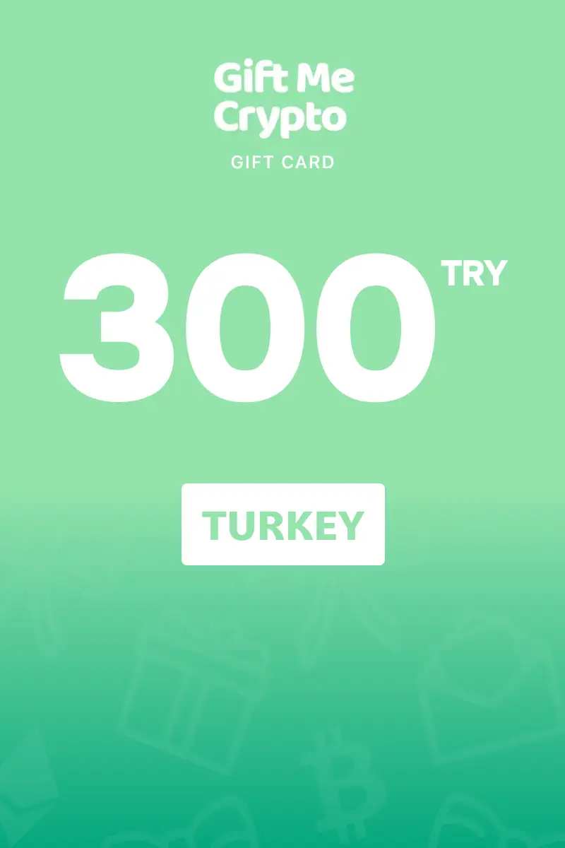 Gift Me Crypto 300 TRY Gift Card (Turkey) - Digital Key