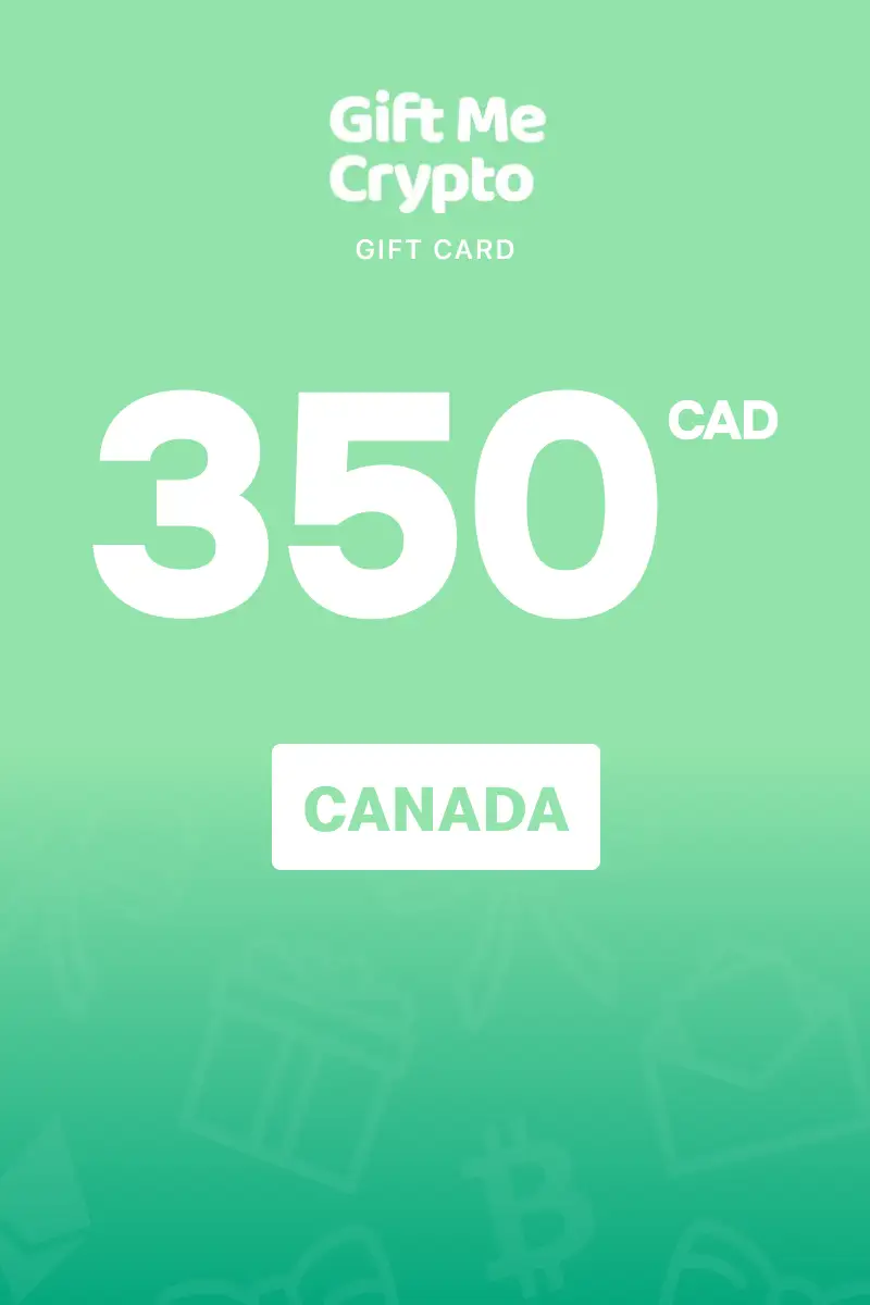 Gift Me Crypto 350 CAD Gift Card (Canada) - Digital Key