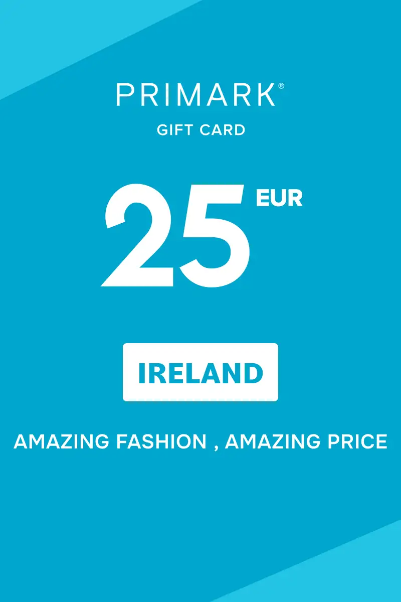 Primark 25 EUR Gift Card (Ireland) - Digital Key