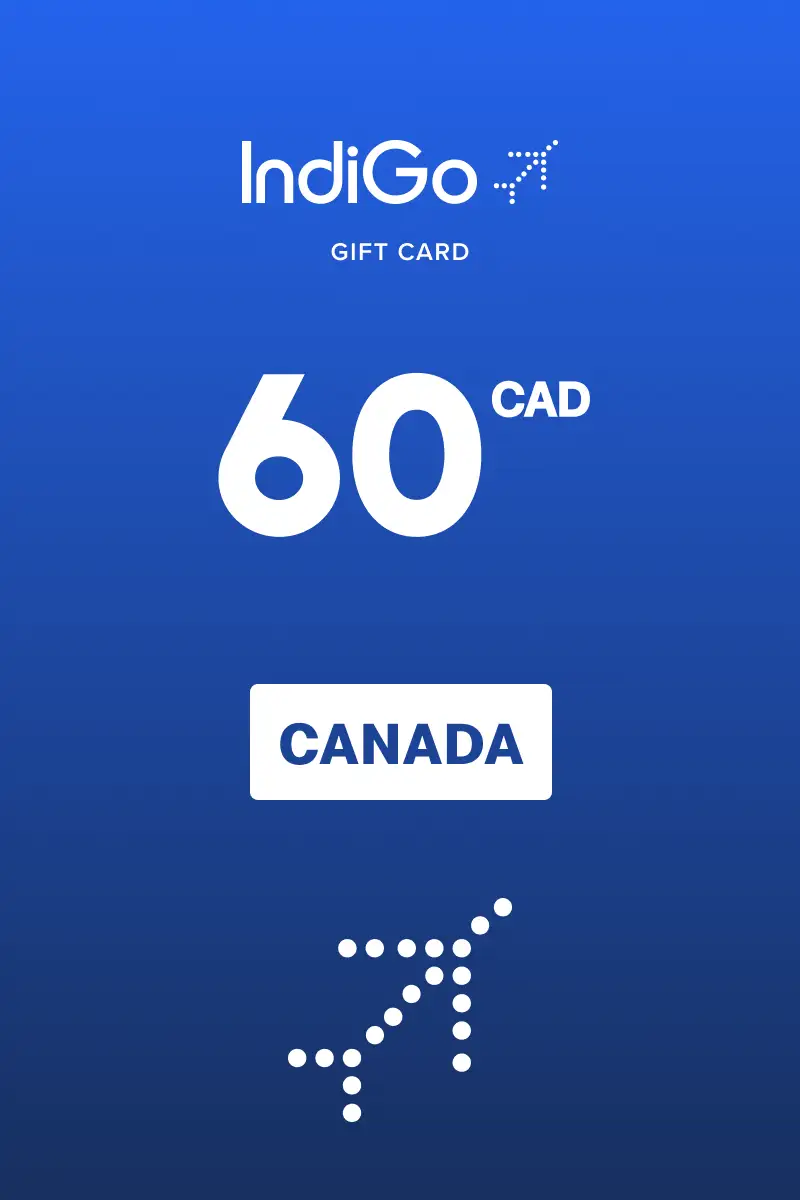 Indigo 60 CAD Gift Card (Canada) - Digital Key