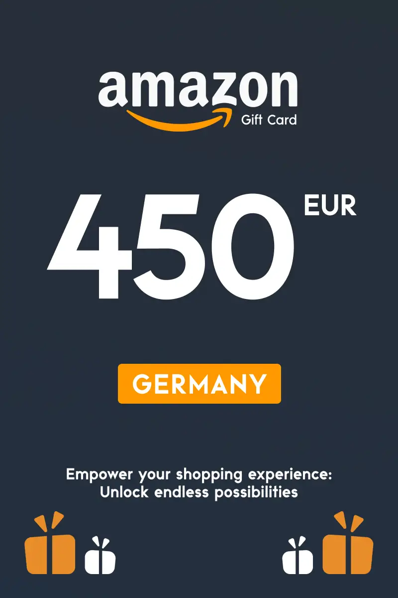 Amazon 450 EUR Gift Card (Germany) - Digital Key