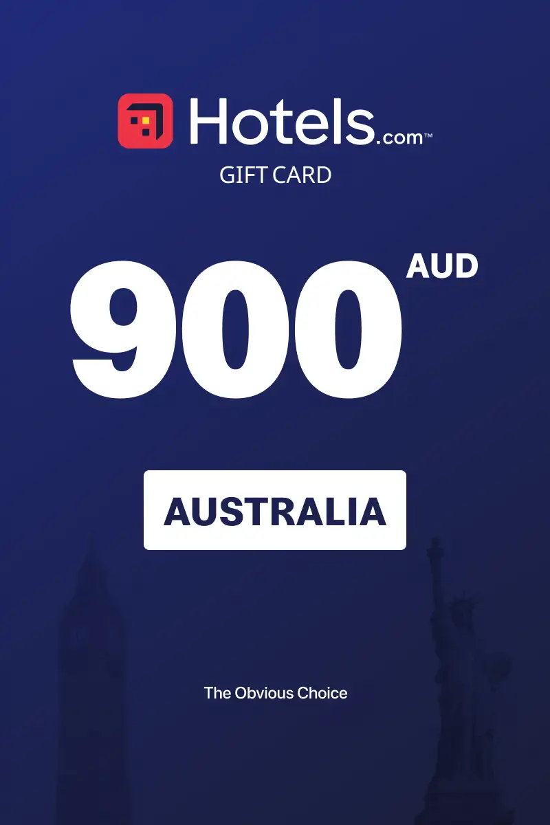 Hotels.com 900 AUD Gift Card (Australia) - Digital Key