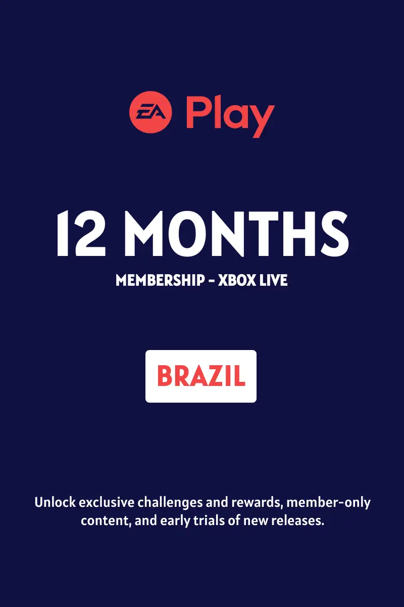 EA Play 12 Months Subscription (Brazil) - Xbox Live - Digital Key