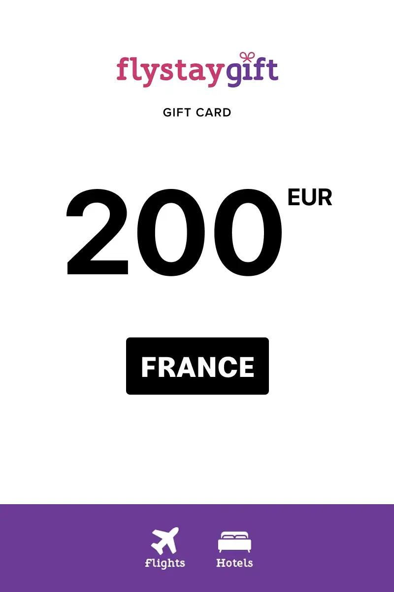 Flystay Gift 200 EUR Gift Card (France) - Digital Key