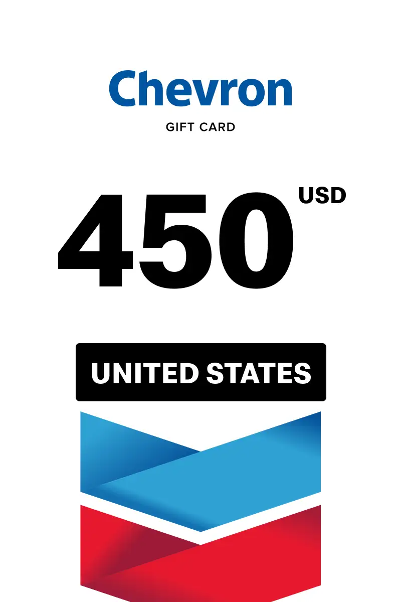 Chevron 450 USD Gift Card (United States) - Digital Key