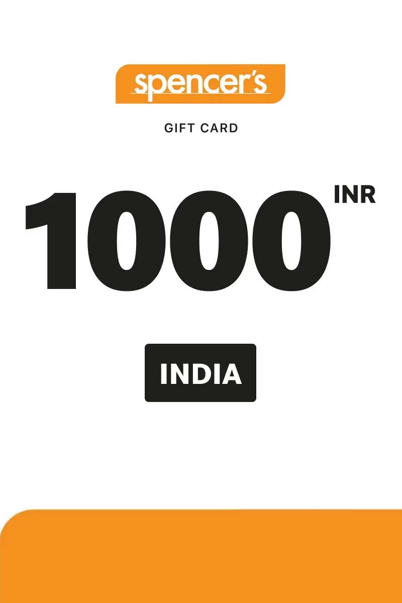 Spencers Retail 1000 INR Gift Card (India) - Digital Key