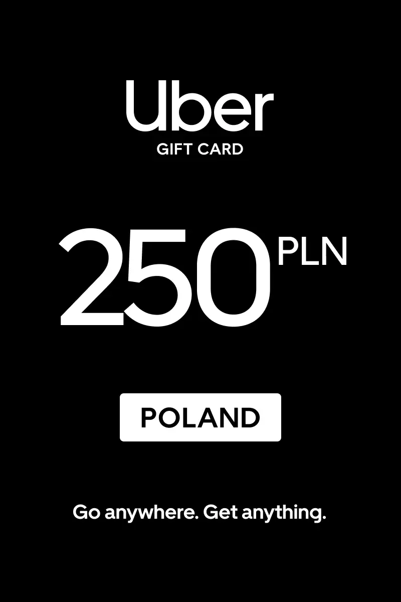Uber 250 PLN Gift Card (Poland) - Digital Key