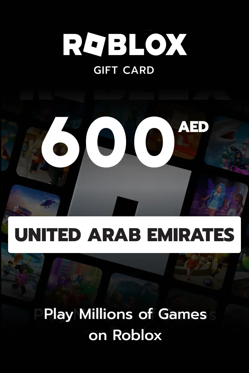 Roblox 600 AED Gift Card (United Arab Emirates) - Digital Key