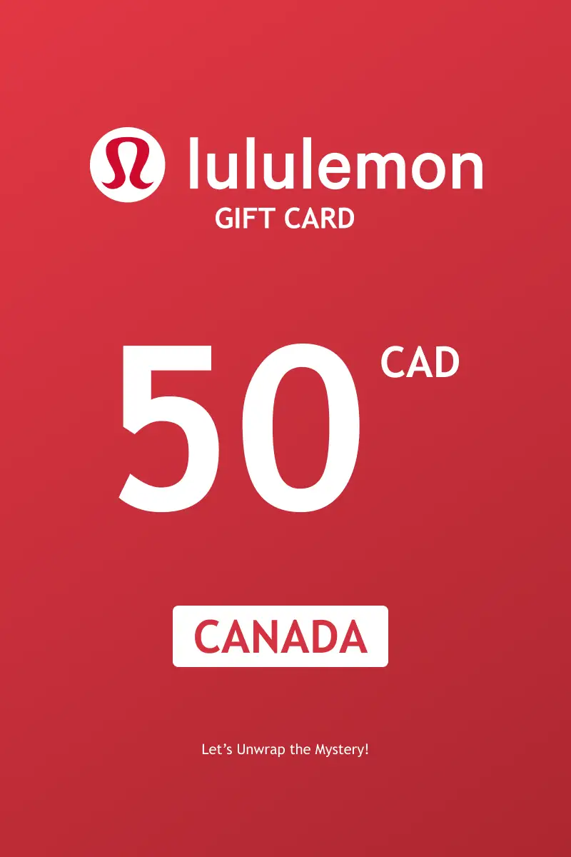Lululemon 50 CAD Gift Card (Canada) - Digital Key