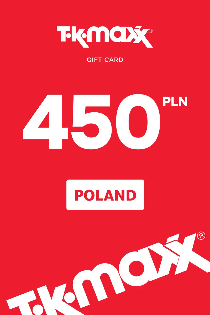 TK Maxx 450 PLN Gift Card (Poland) - Digital Key