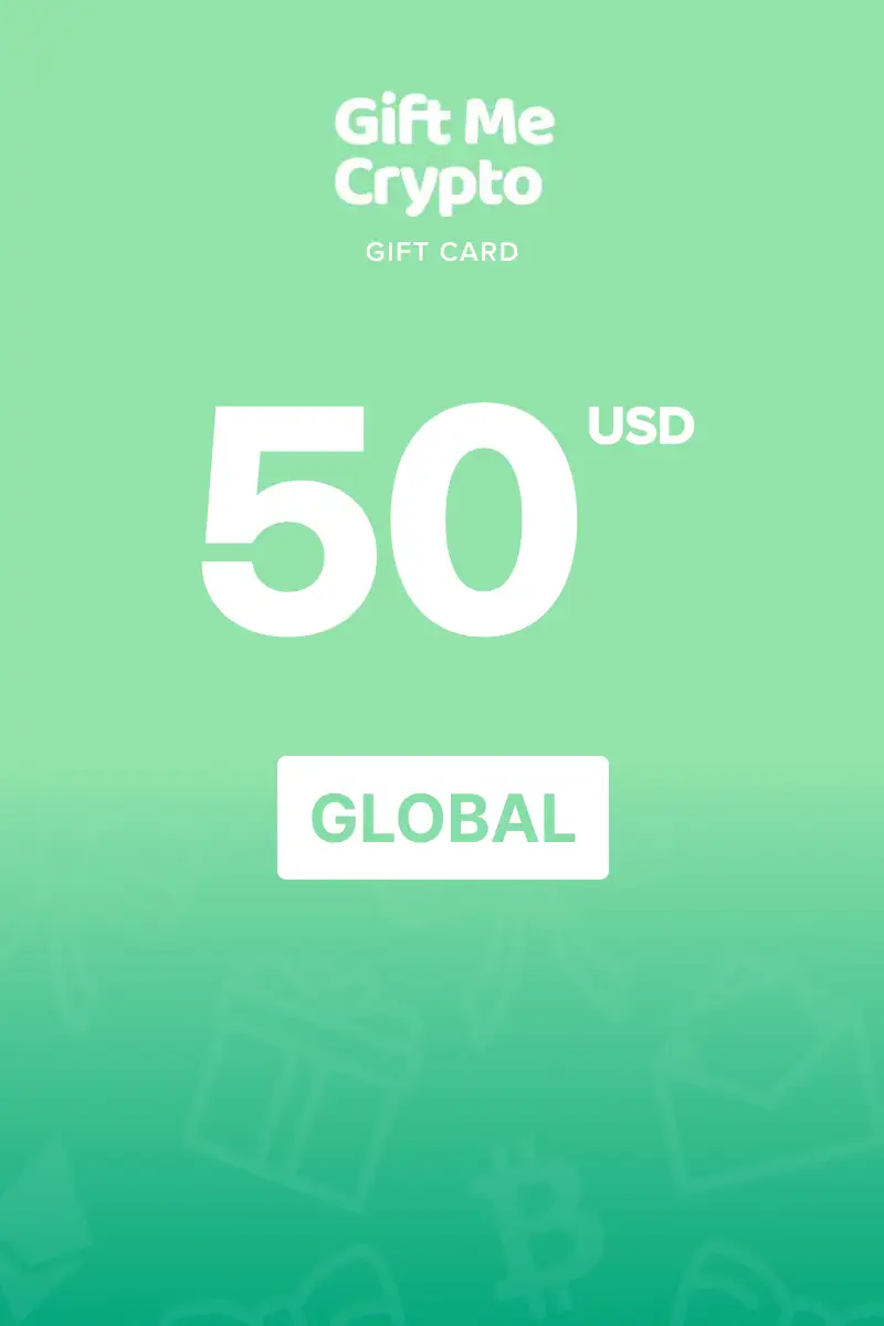 Gift Me Crypto 50 USD Gift Card (Global) - Digital Key