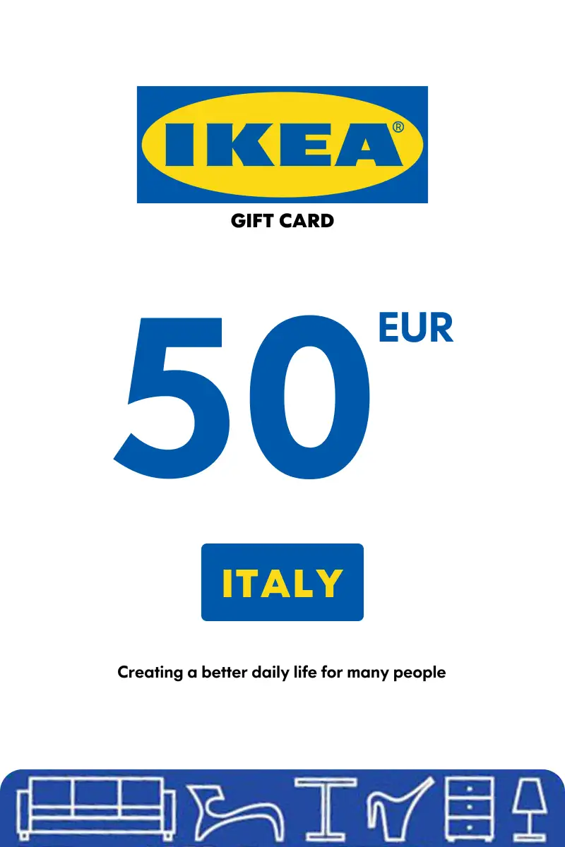 IKEA 50 EUR Gift Card (Italy) - Digital Key