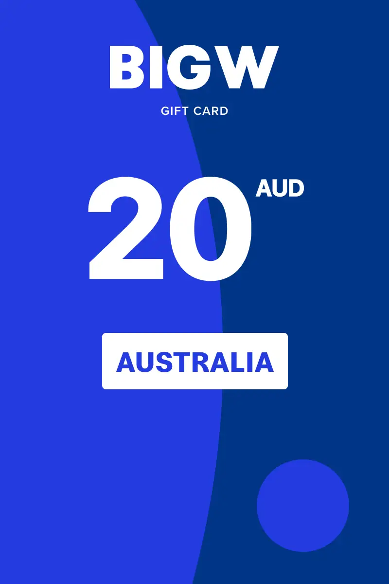 Big W 20 AUD Gift Card (Australia) - Digital Key