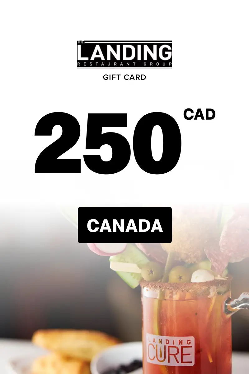 The Landing Group of Restaurants 250 CAD Gift Card (Canada) - Digital Key