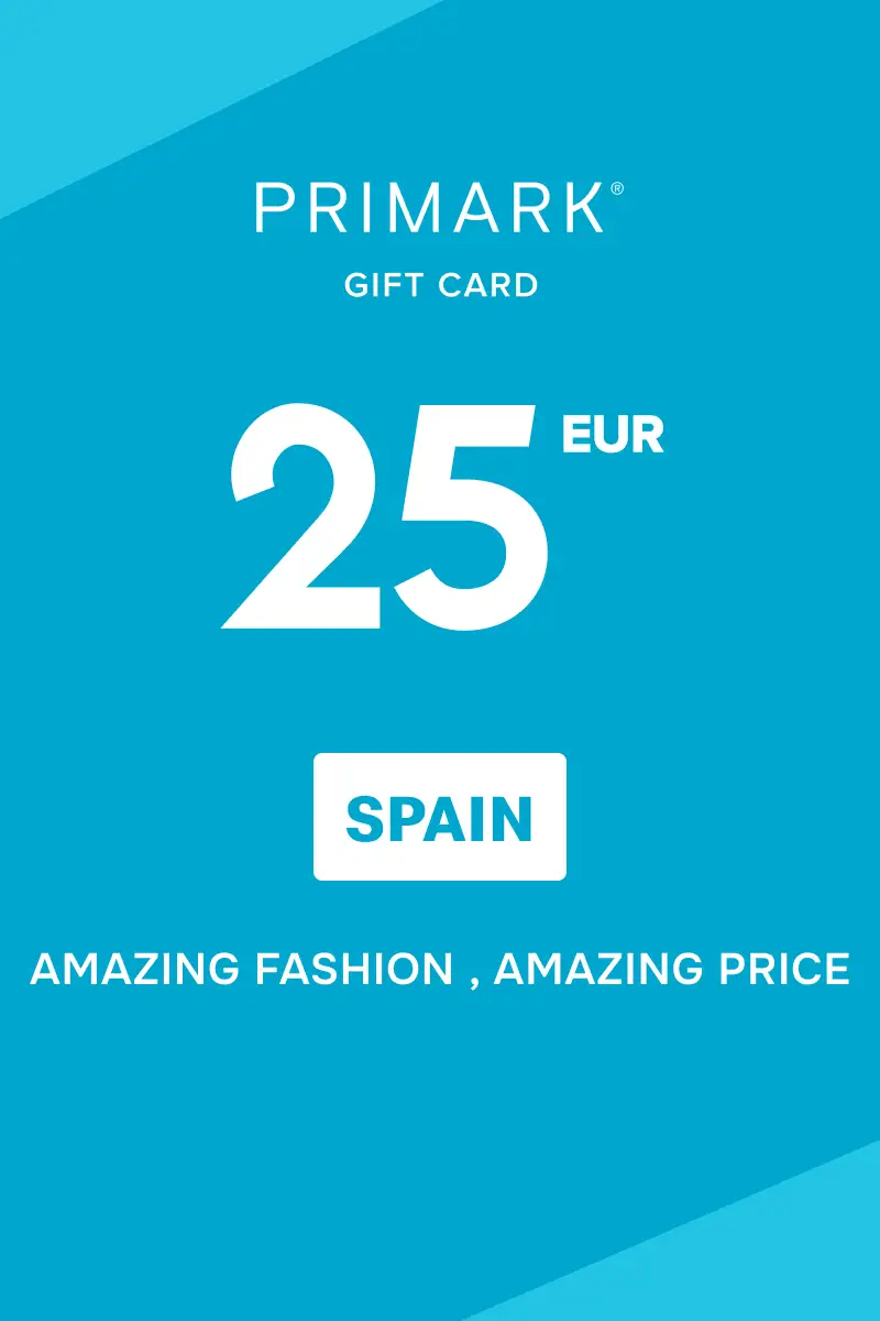 Primark 25 EUR Gift Card (Spain) - Digital Key