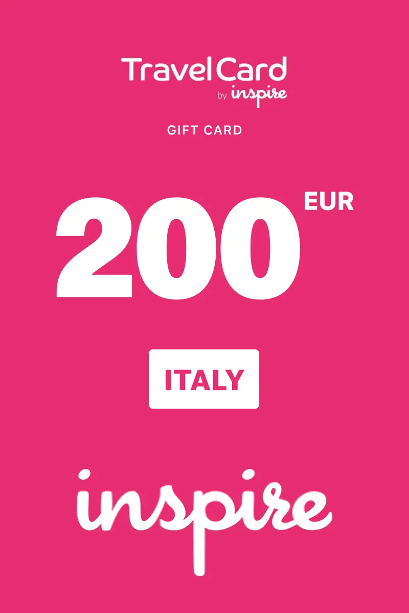 TravelCard by Inspire 200 EUR Gift Card (Italy) - Digital Key