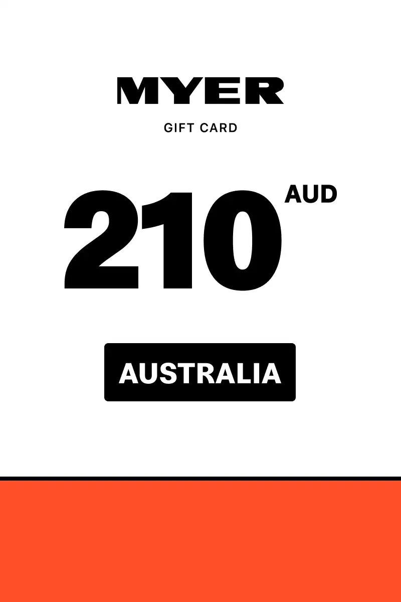 Myer 210 AUD Gift Card (Australia) - Digital Key