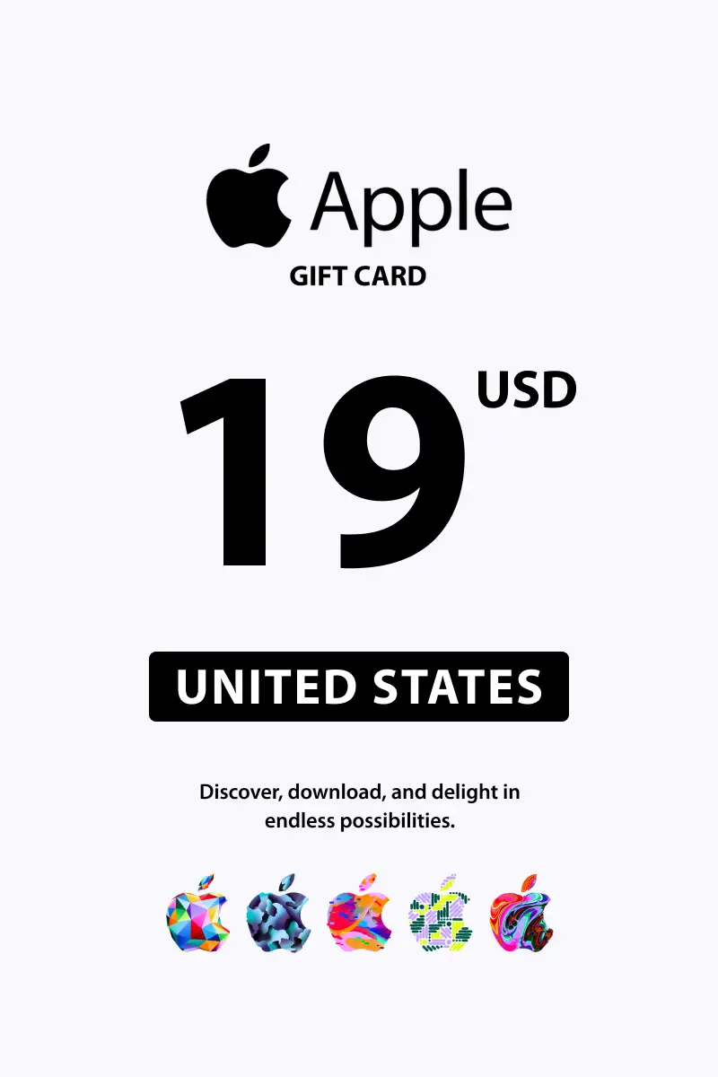 Apple 19 USD Gift Card (United States) - Digital Key