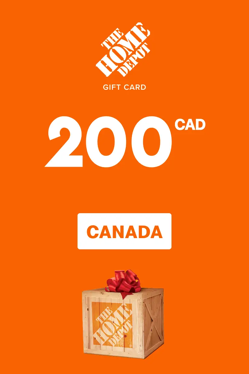 Home Depot 200 CAD Gift Card (Canada) - Digital Key