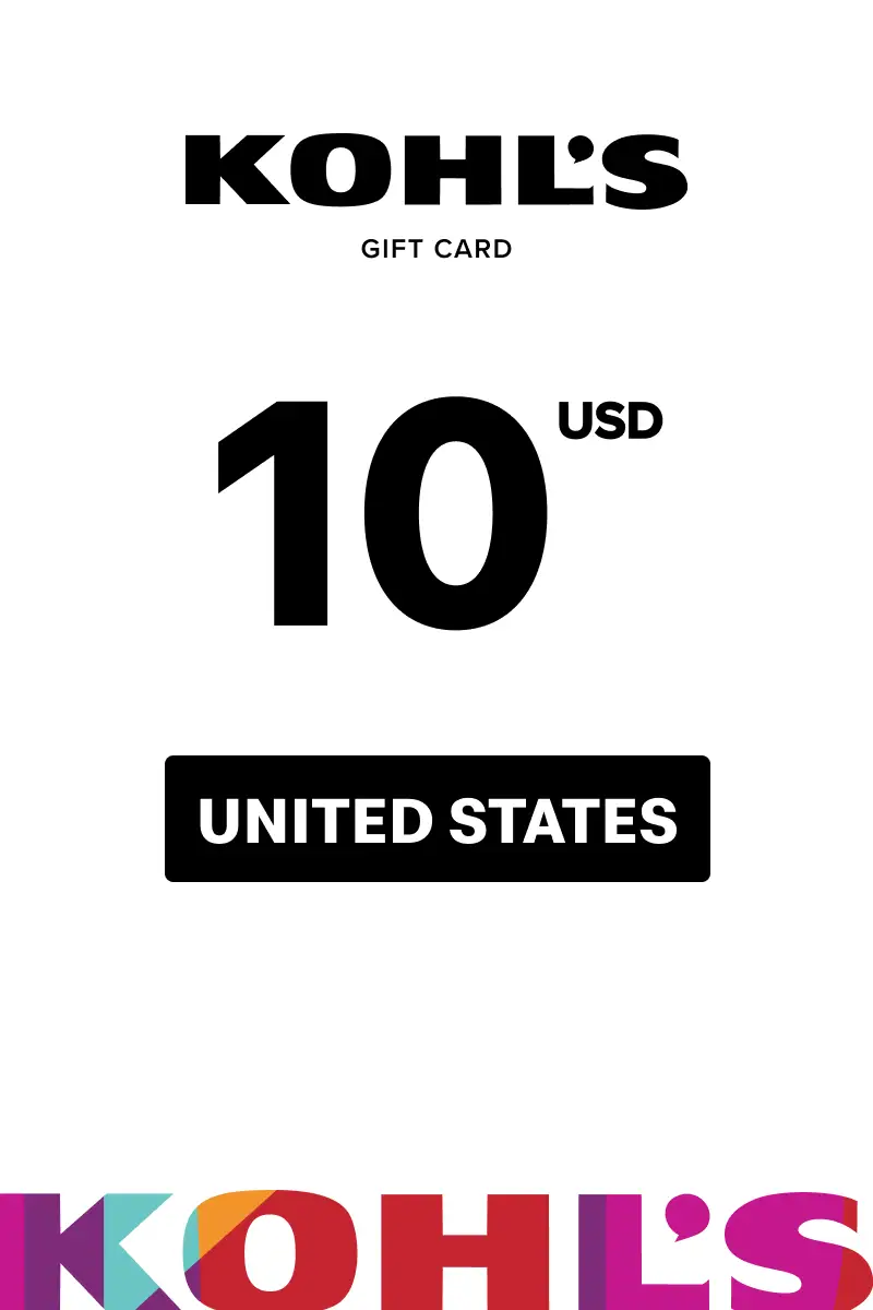 Kohl's 10 USD Gift card (United States) - Digital Key
