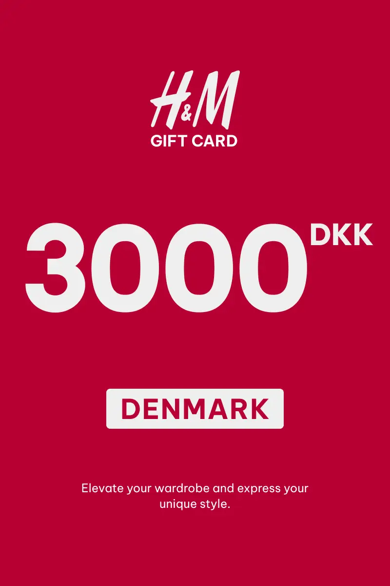 HandM 3000 DKK Gift Card (Denmark) - Digital Key