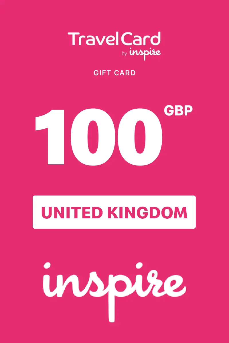 TravelCard by Inspire 100 GBP Gift Card (United Kingdom) - Digital Key