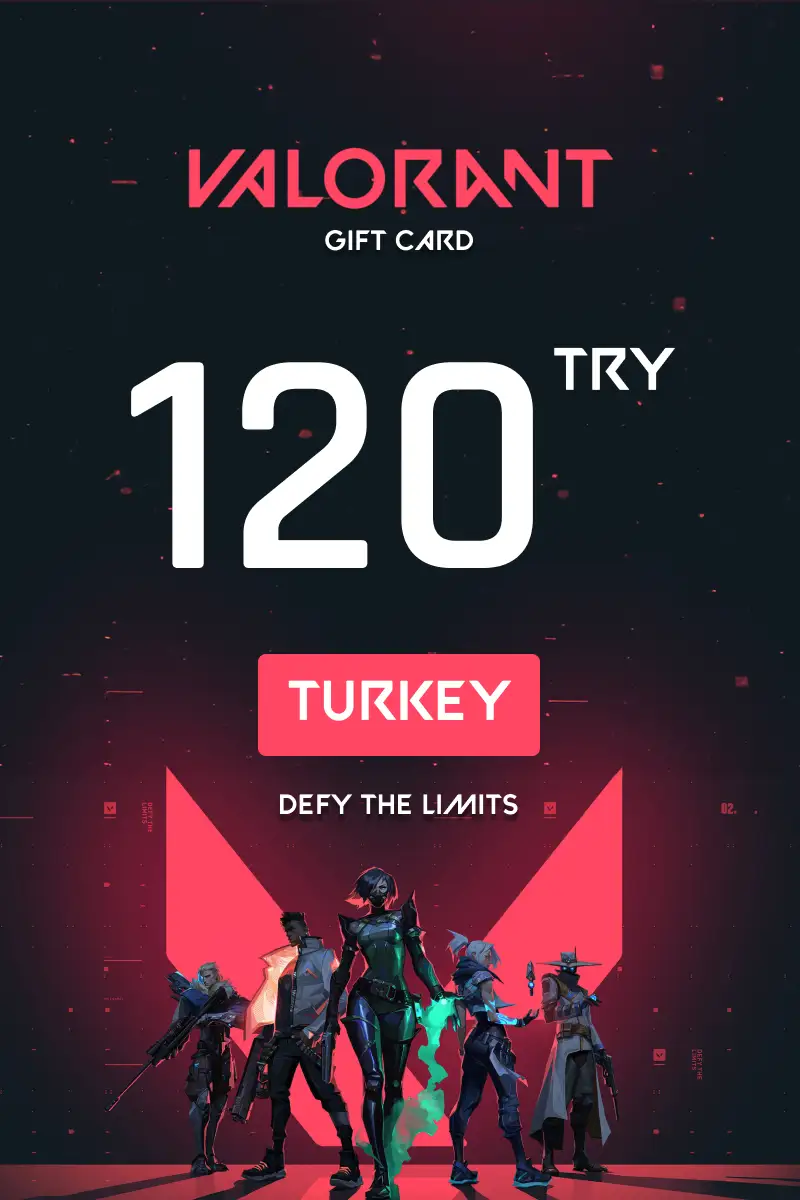Valorant 120 TRY Gift Card (Turkey) - Digital Key afbeelding 1
