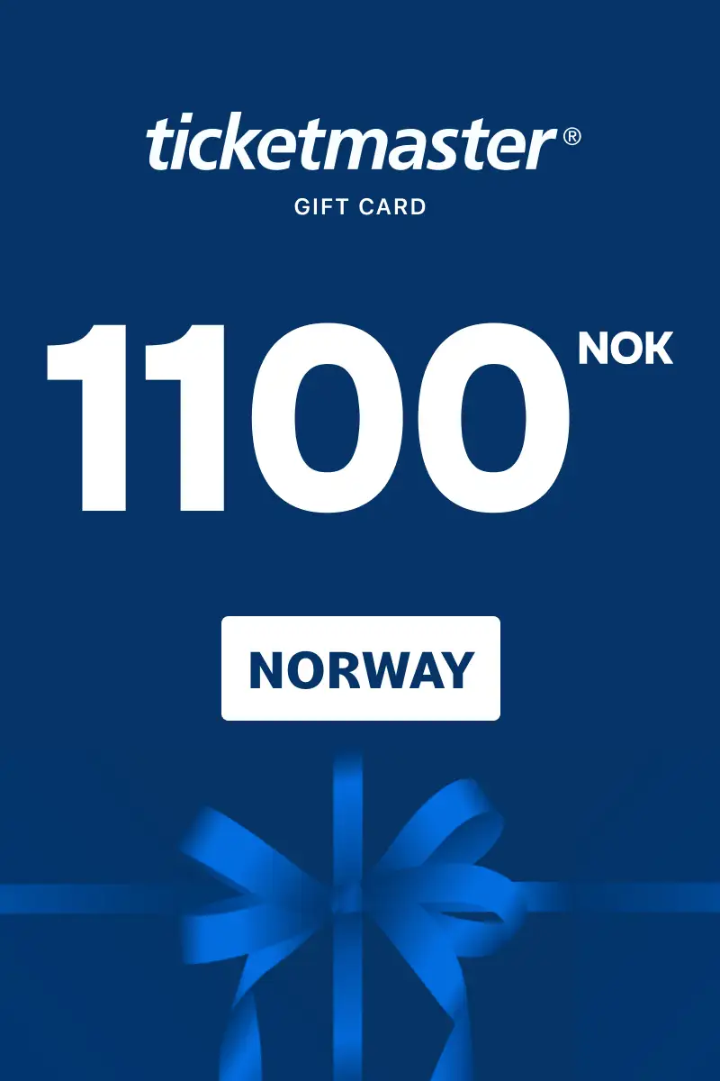 Ticketmaster 1100 NOK Gift Card (Norway) - Digital Key