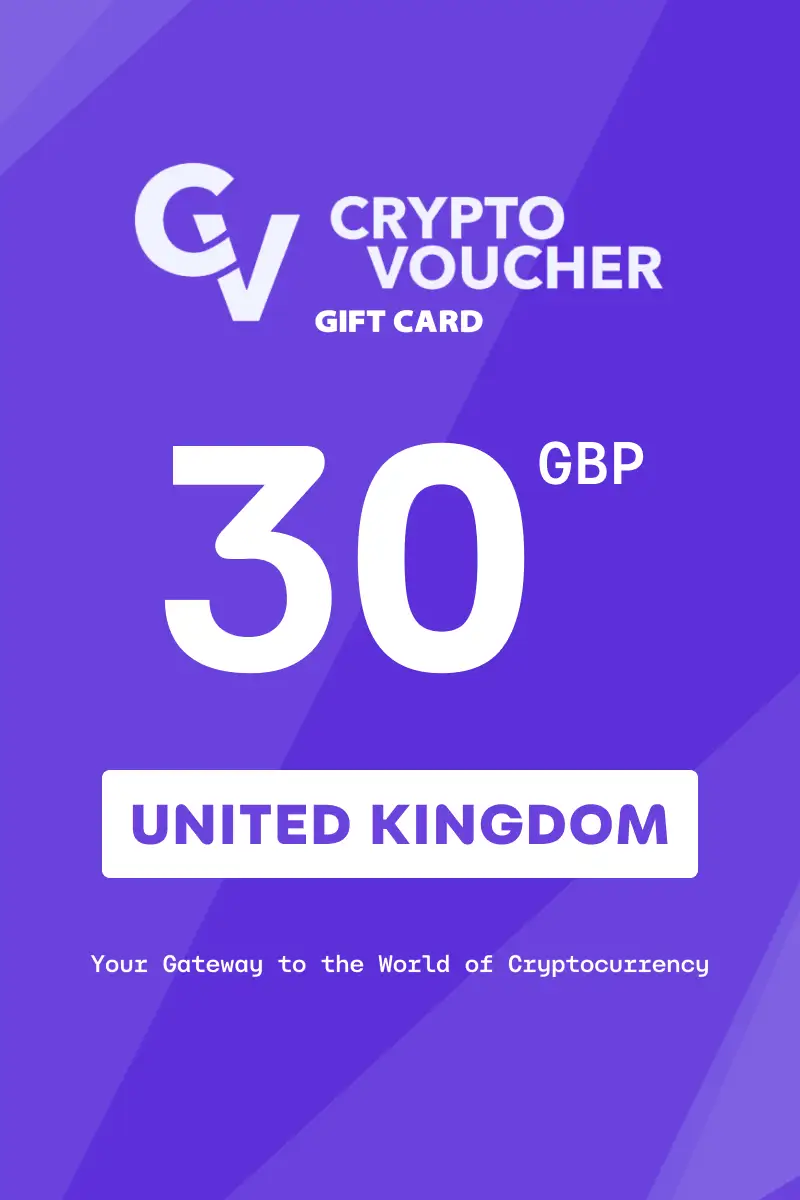 Buy Crypto Voucher 30 GBP Gift Card (United Kingdom) - Digital Key