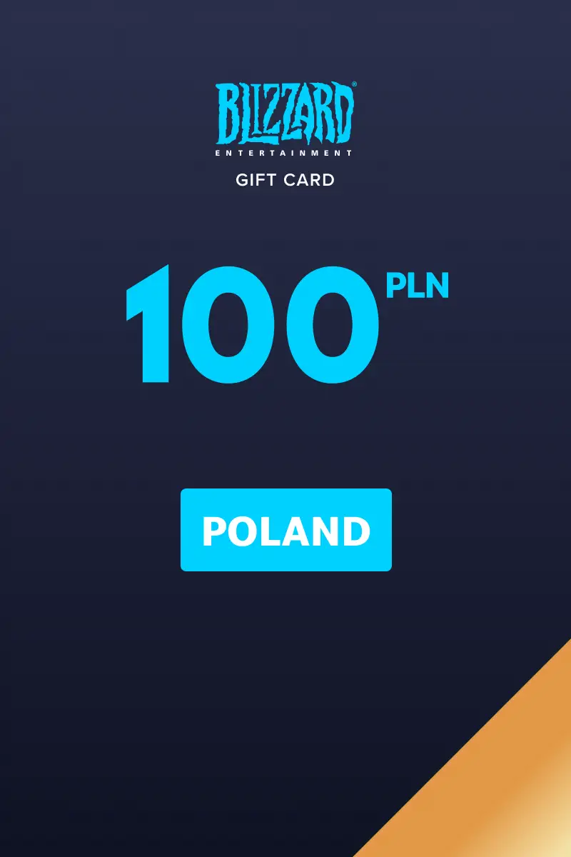 Blizzard 100 PLN Gift Card (Poland) - Digital Key