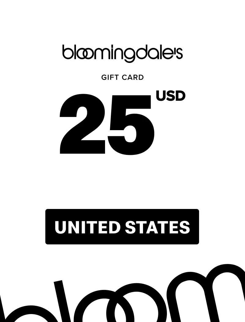 Bloomingdale's 25 USD Gift Card (United States) - Digital Key