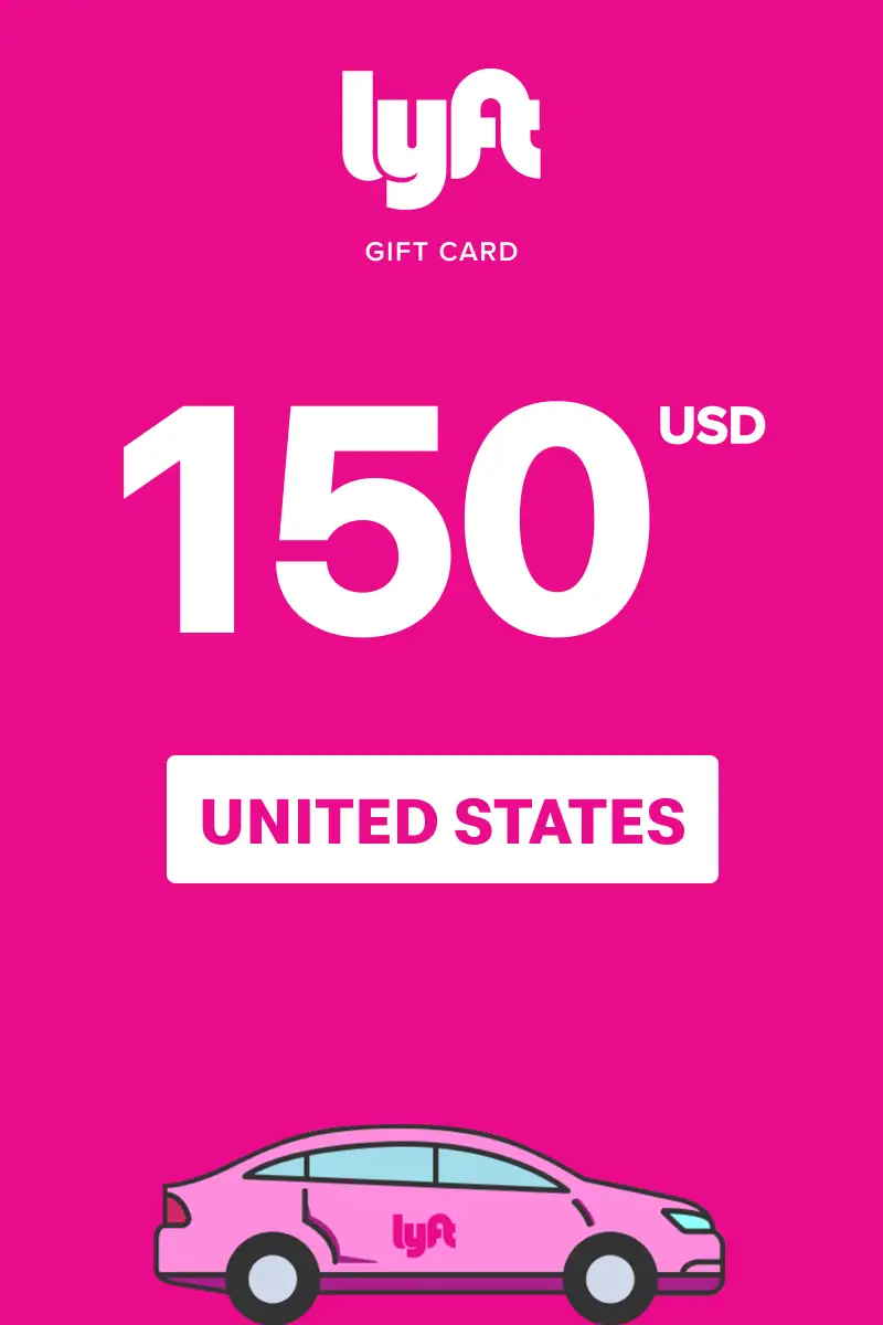 Lyft 150 USD Gift Card (United States) - Digital Key