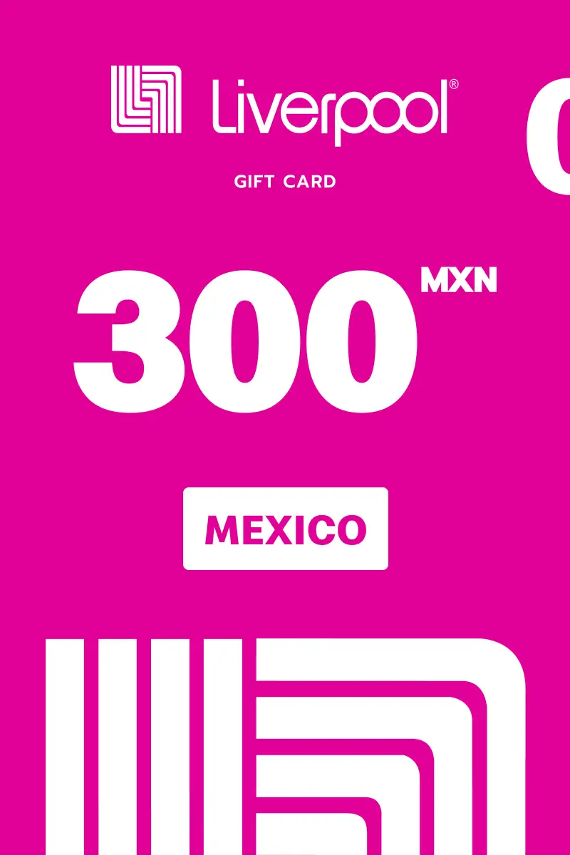 Liverpool 300 MXN Gift Card (Mexico) - Digital Key