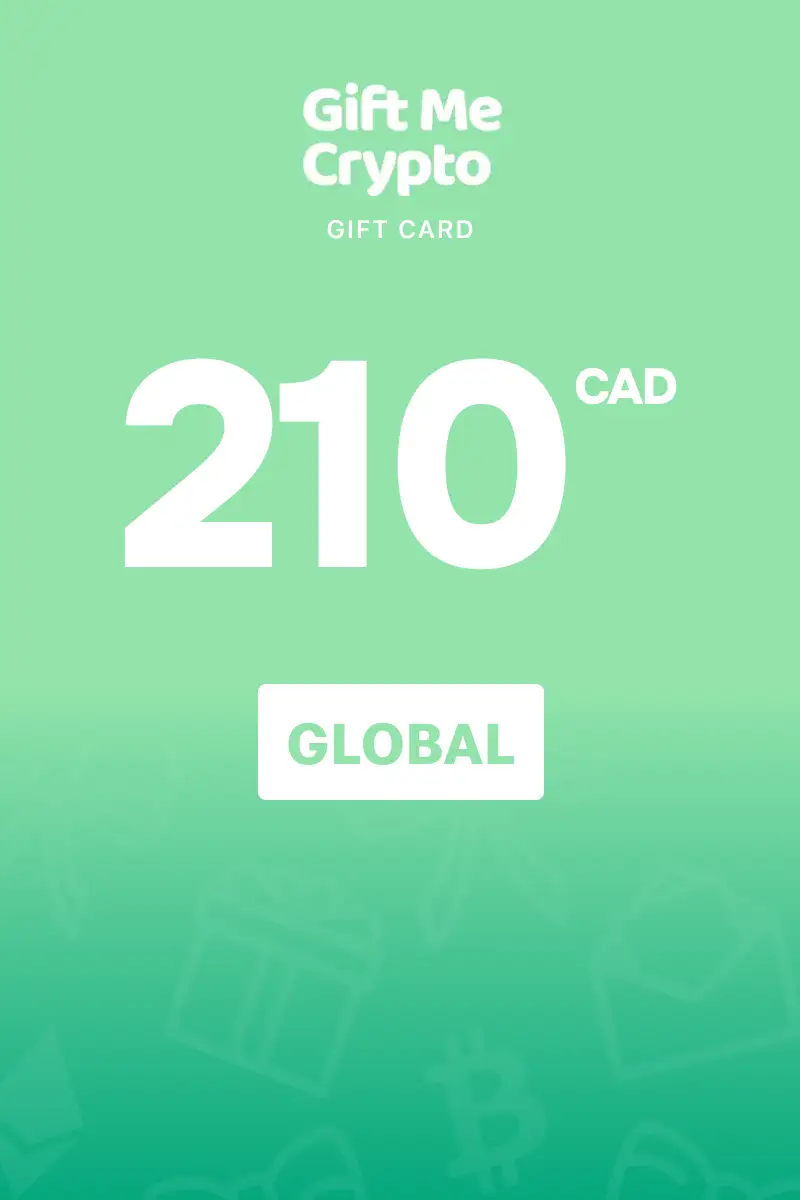 Gift Me Crypto 210 CAD Gift Card (Global) - Digital Key
