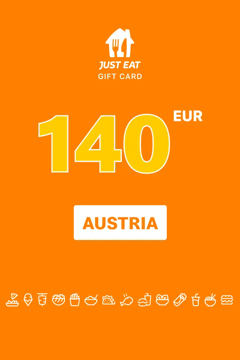 Lieferando (Just Eat) 140 EUR Gift Card (Austria) - Digital Key