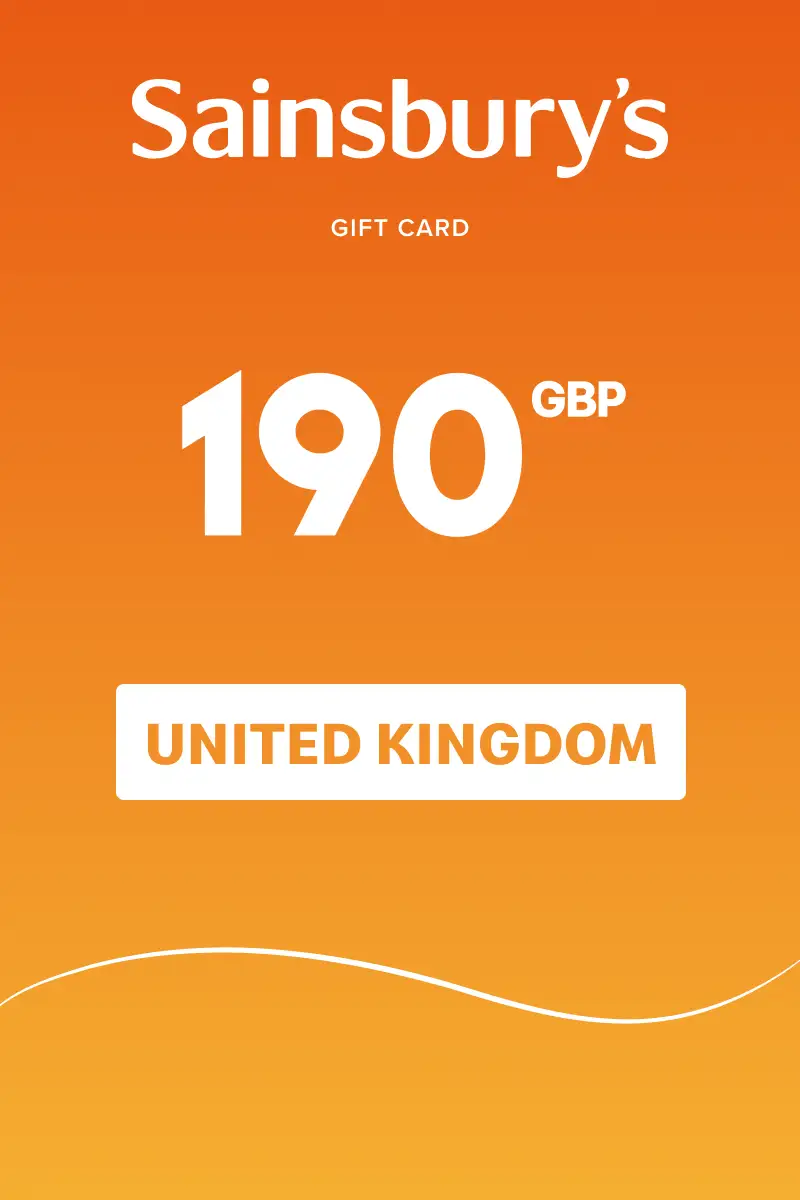 Sainsbury's 190 GBP Gift Card (United Kingdom) - Digital Key