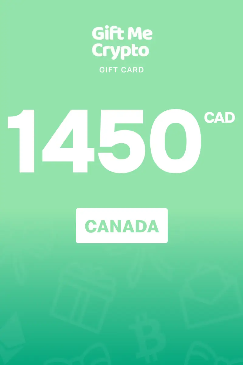 Gift Me Crypto 1450 CAD Gift Card (Canada) - Digital Key