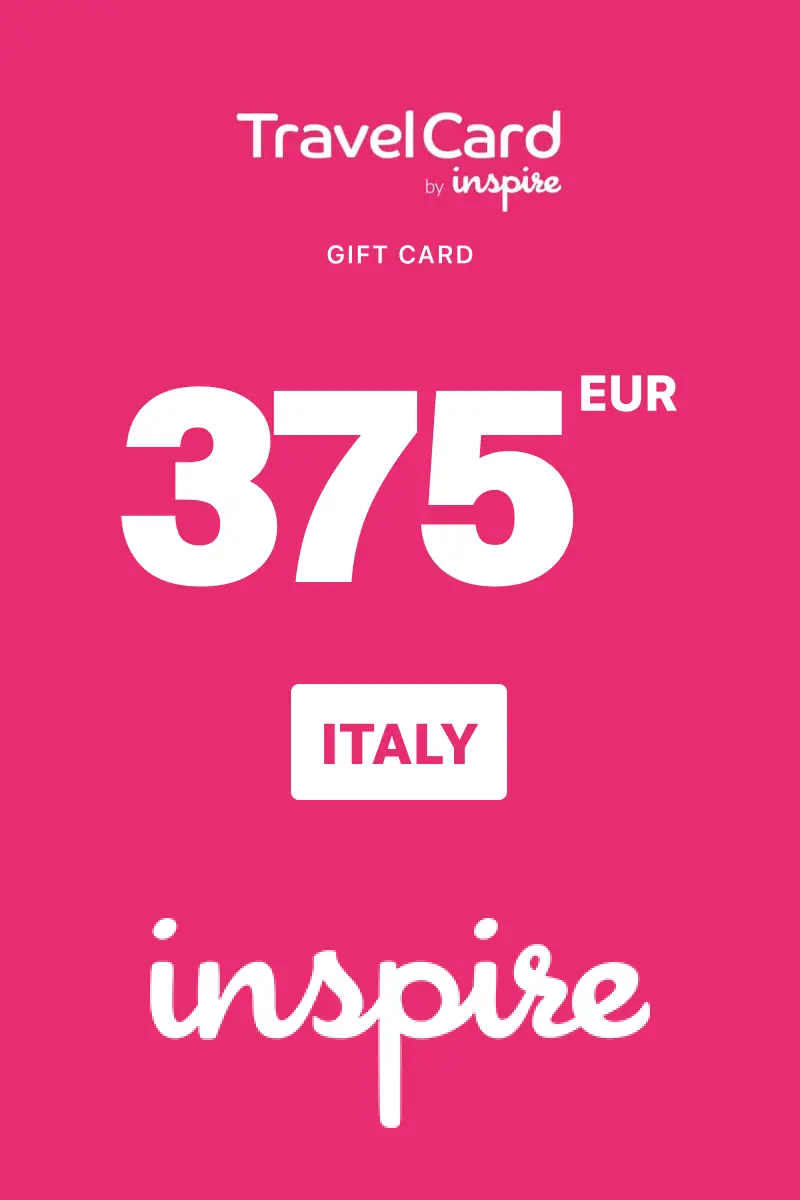 TravelCard by Inspire 375 EUR Gift Card (Italy) - Digital Key