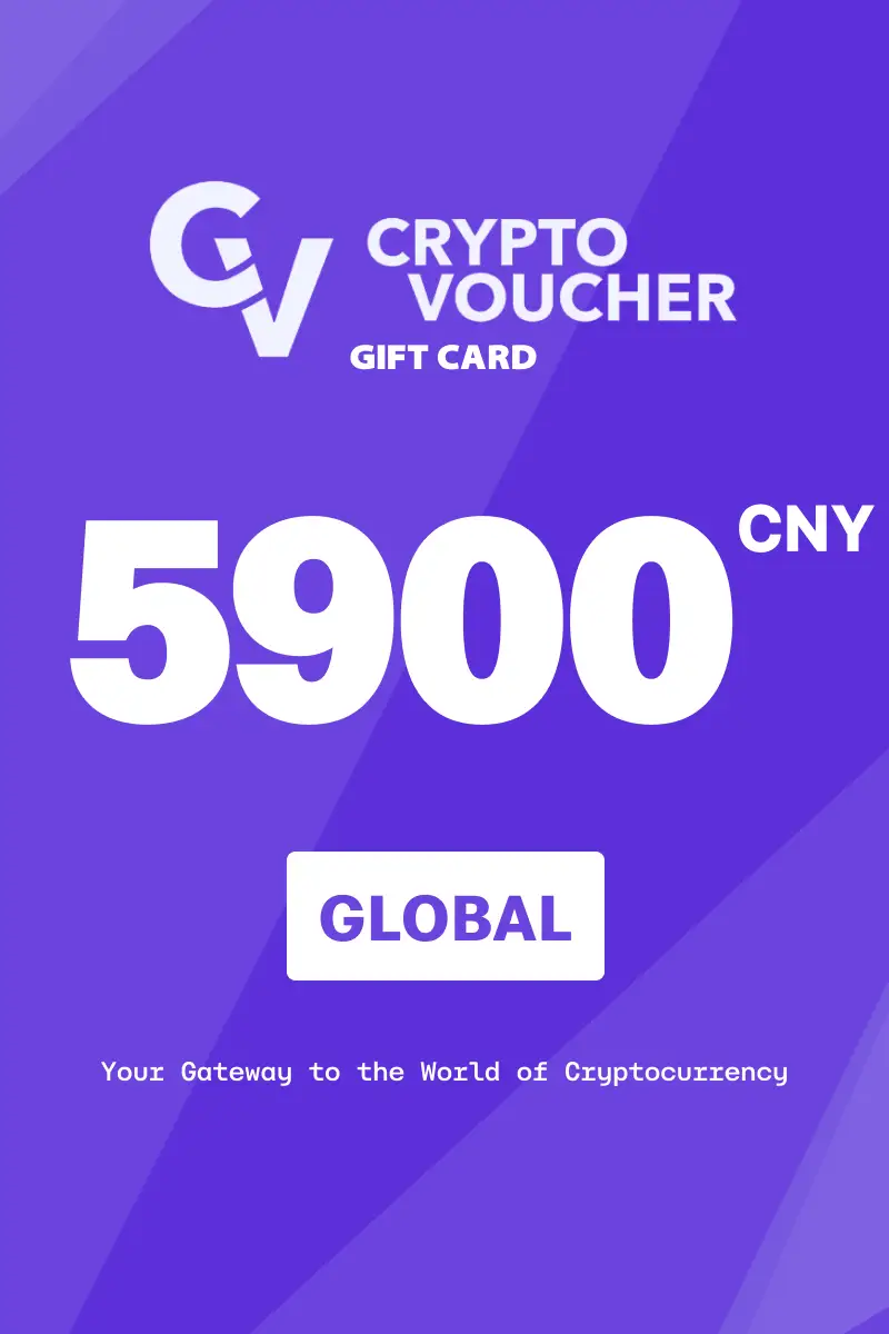 Crypto Voucher 5900 CNY Gift Card (Global) - Digital Key