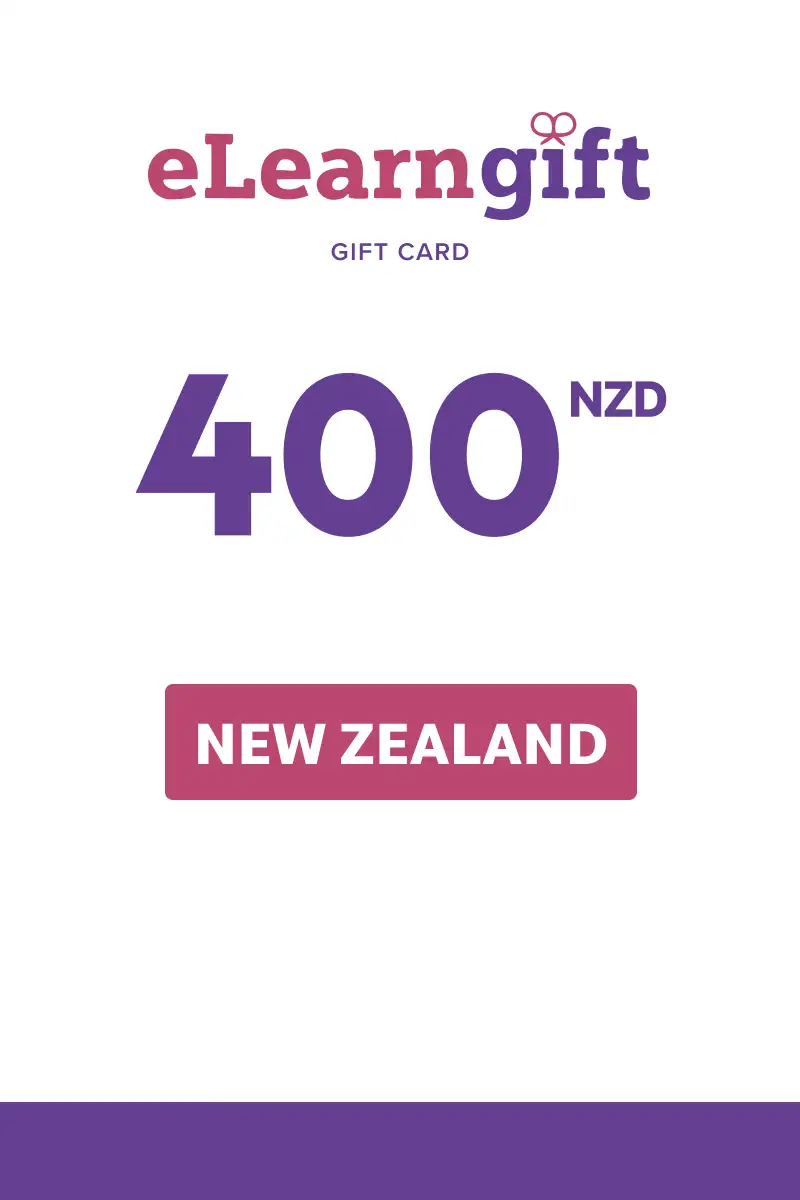 eLearnGift 400 NZD Gift Card (New Zealand) - Digital Key
