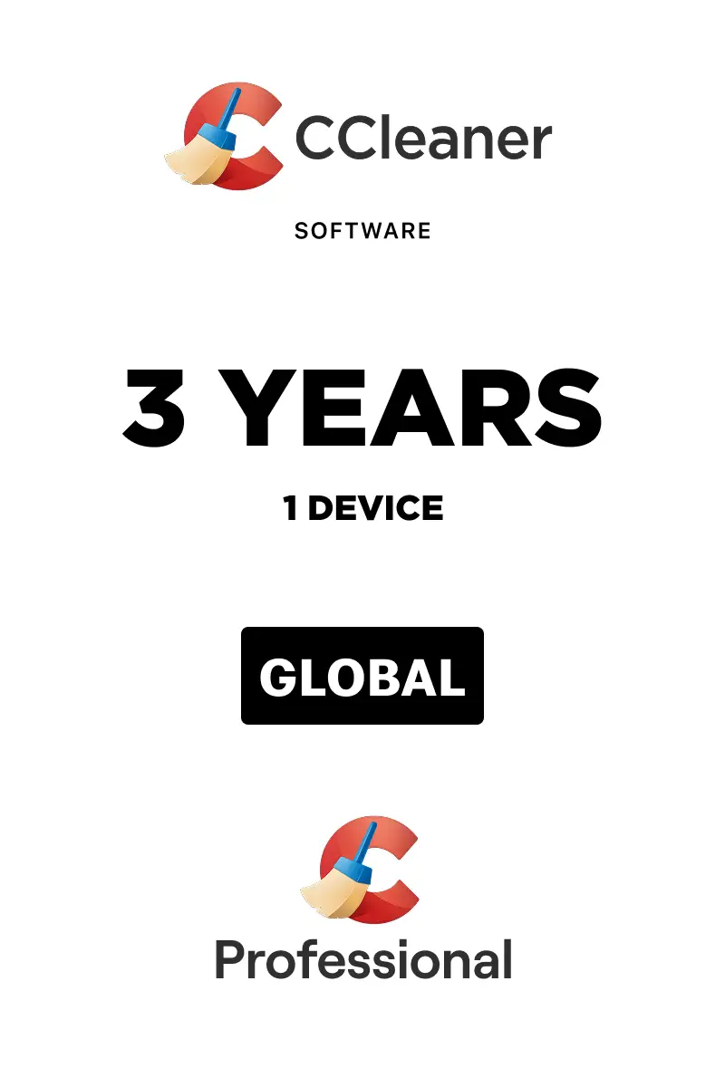 CCleaner Professional (Global) (PC) 1 Device 3 Years - Digital Key