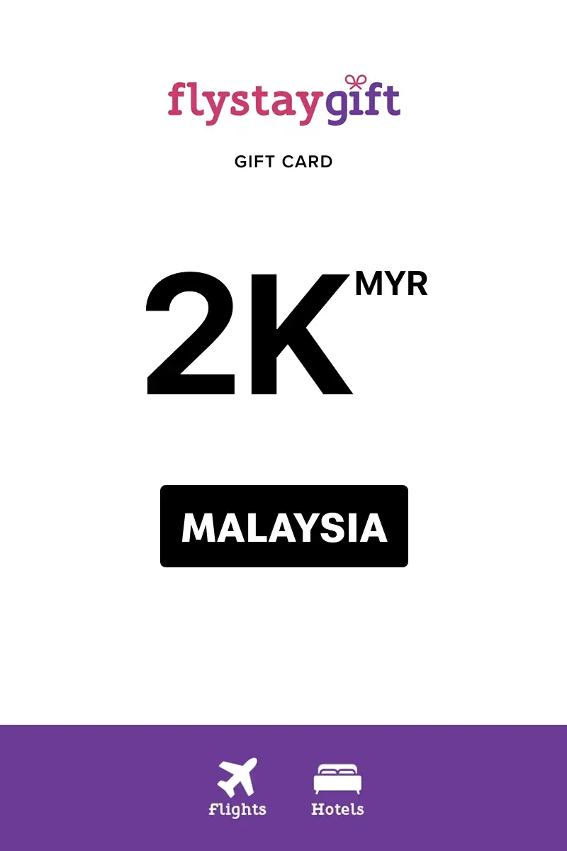 Flystay Gift 2000 MYR Gift Card (Malaysia) - Digital Key
