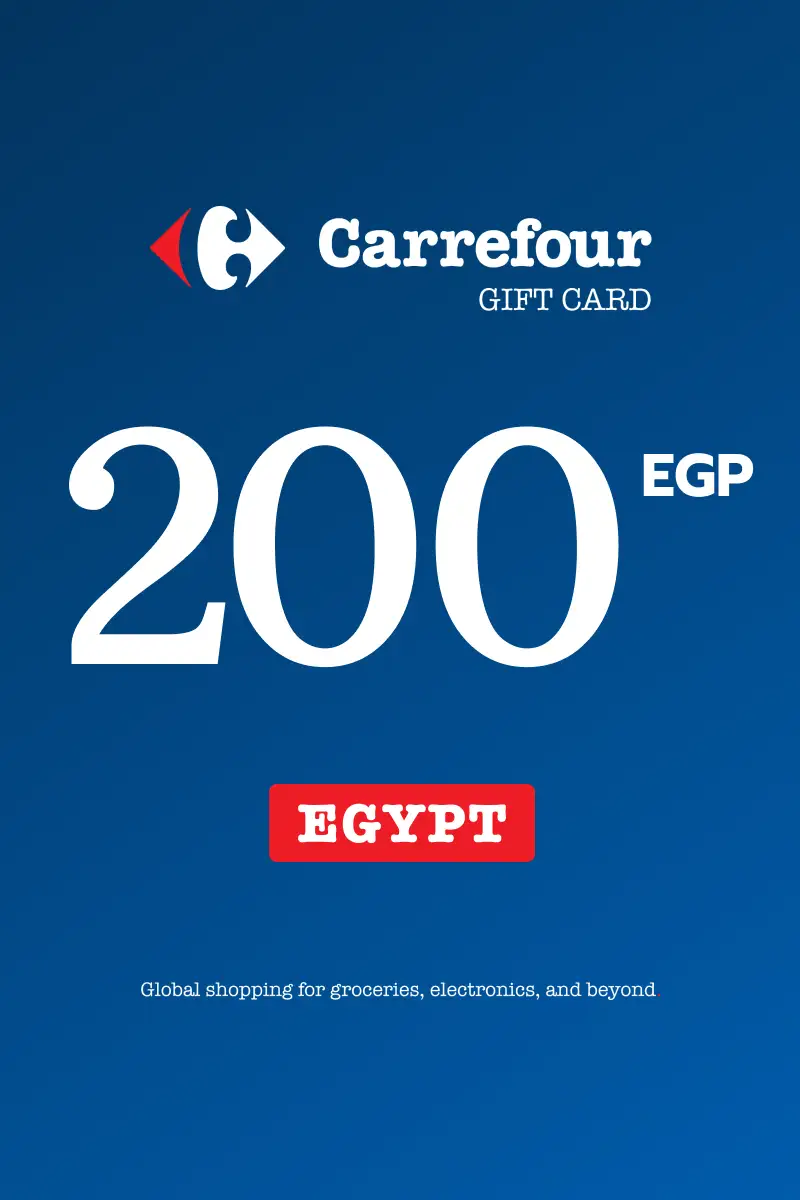 Carrefour 200 EGP Gift Card (Egypt) - Digital Key