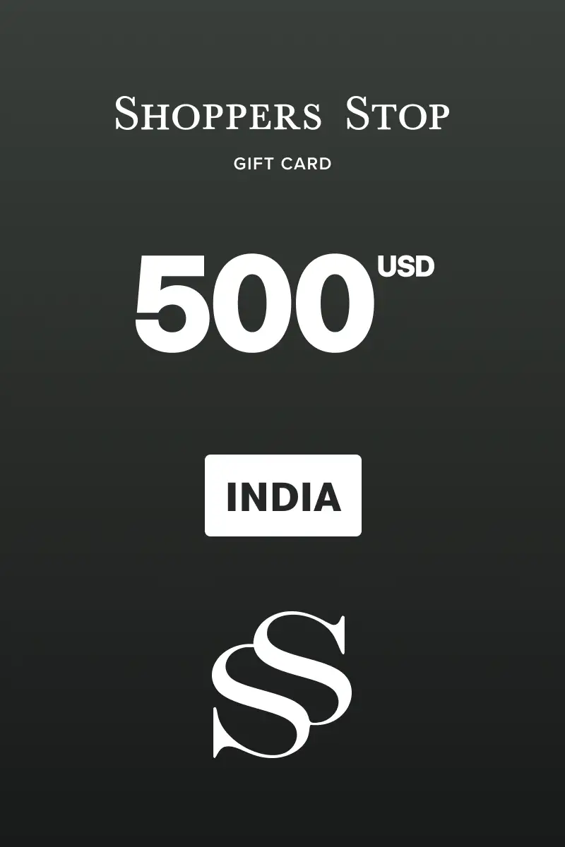 Shoppers Stop 500 INR Gift Card (India) - Digital Key