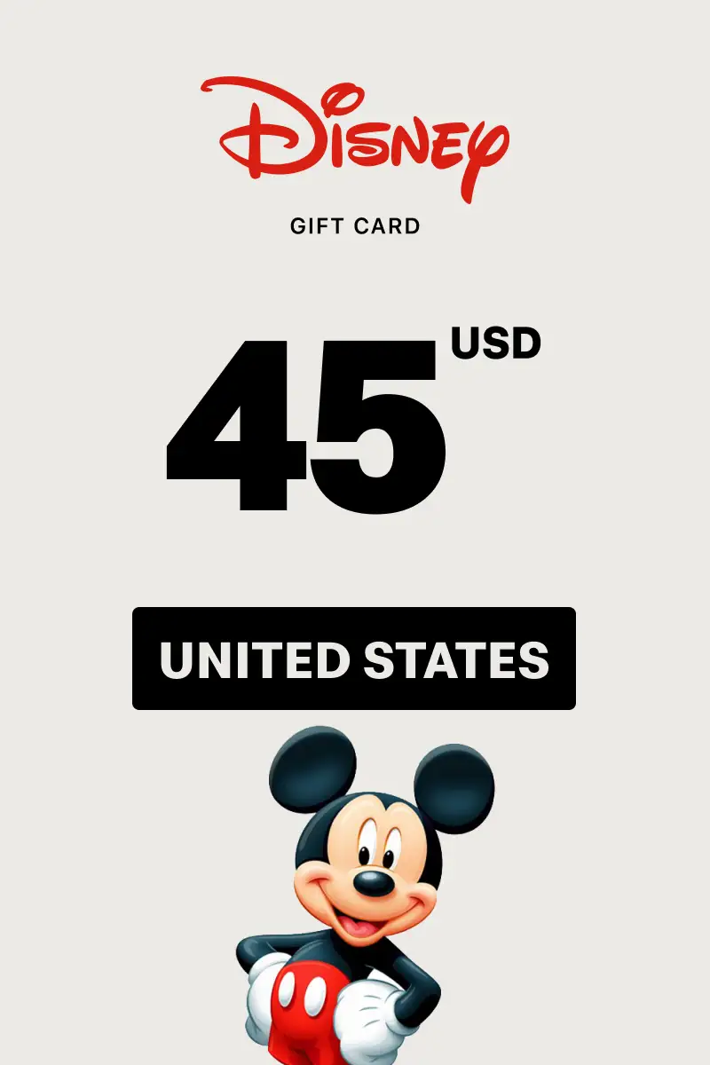 Disney 45 USD Gift Card (United States) - Digital Key
