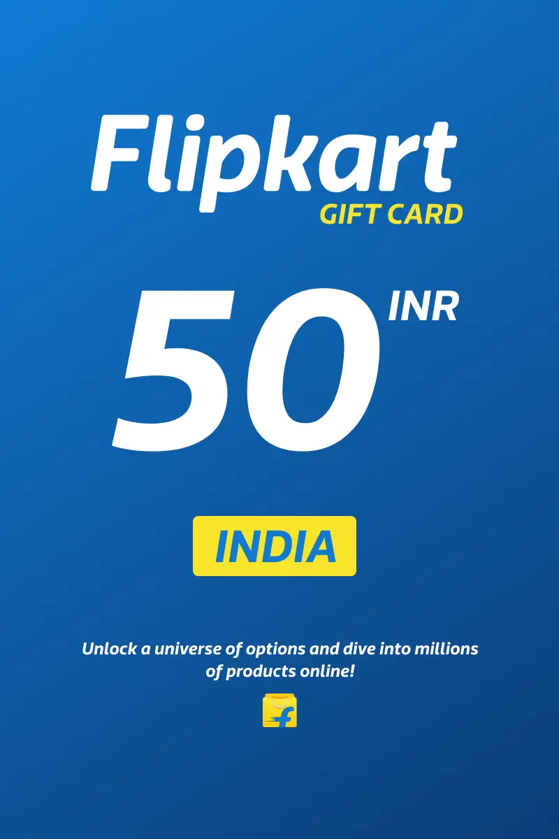 Flipkart 50 INR Gift Card (India) - Digital Key