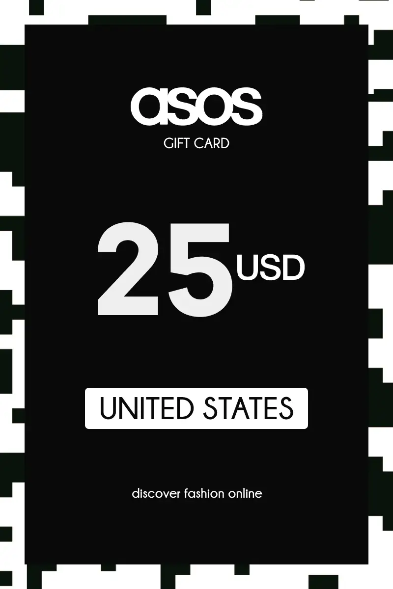 ASOS 25 USD Gift Card (United States) - Digital Key