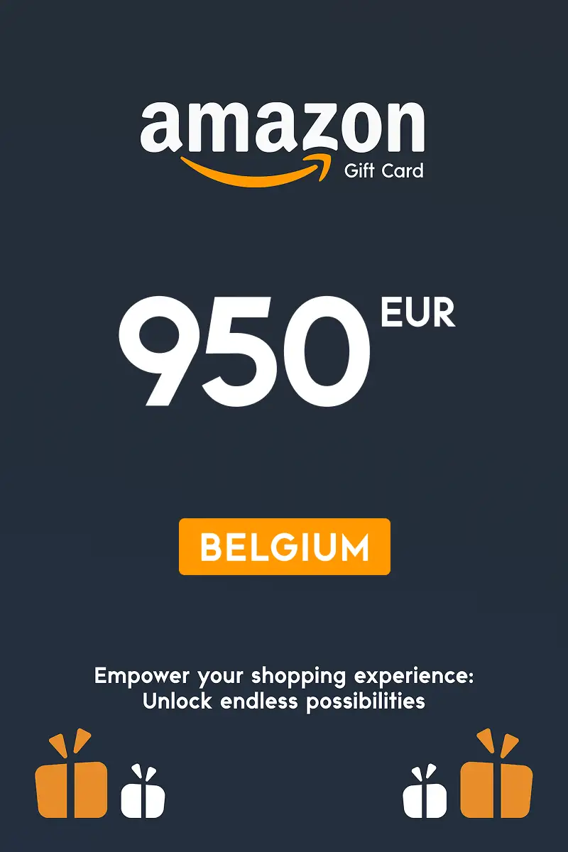 Amazon 950 EUR Gift Card (Belgium) - Digital Key