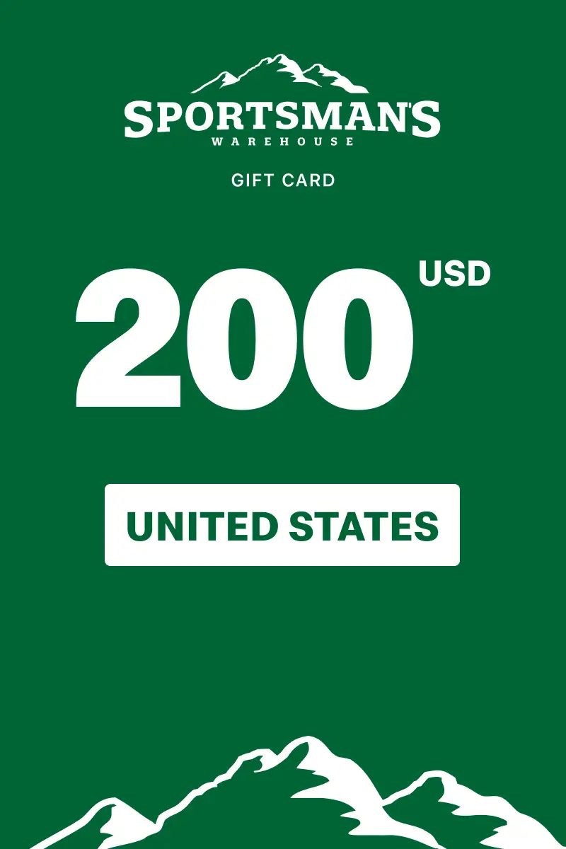 Sportsman's Warehouse 200 USD Gift Card (United States) - Digital Key
