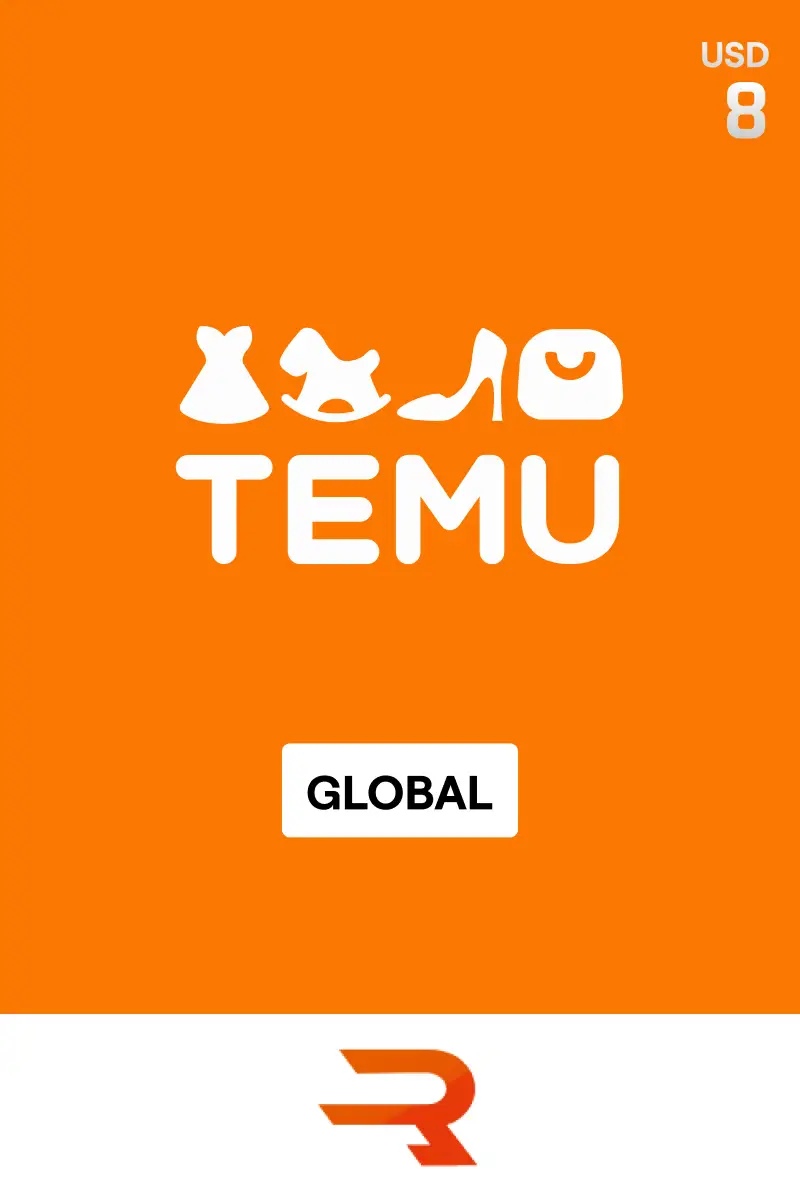 Rewarble Temu 8 USD Gift Card (Global) - Rewarble - Digital Key
